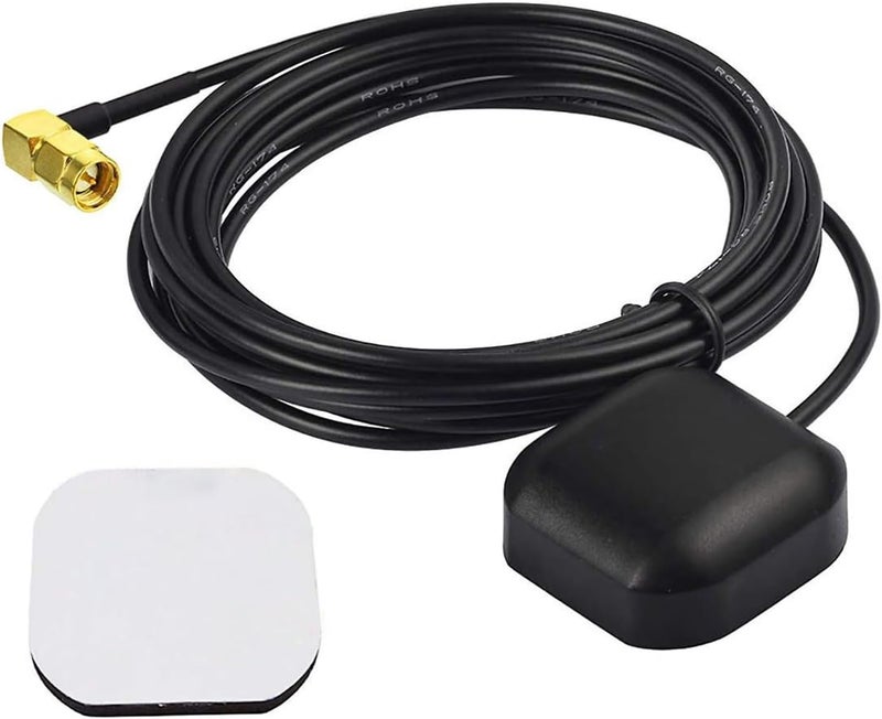 BINGFU Car GPS Antenna SMA Male Waterproof Active GPS Navigation Antenna for Car Stereo Radio Head Unit GPS Navigation System Modem Vehicle Tracker Real Time Monitor Security Camera IoT Router Gateway - Image 2